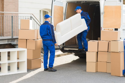 Commercial furniture pick-up for an office or shop in Putney