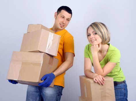 Careful loading of business items for a local Putney relocation