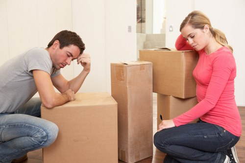 Movers handling flat access and stairs in Putney
